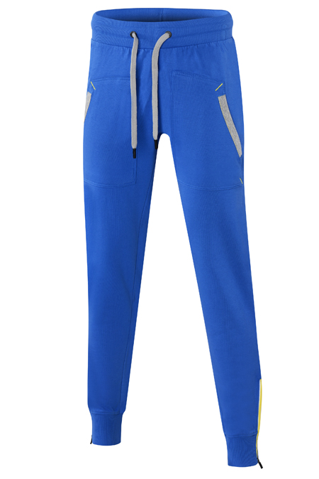RESEARCH SS BF STONE PANTA FELPA  BLU SR