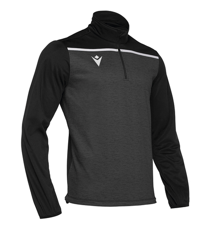 Джемпер тренировочный черно-белый RHINE 1/4 ZIP TOP