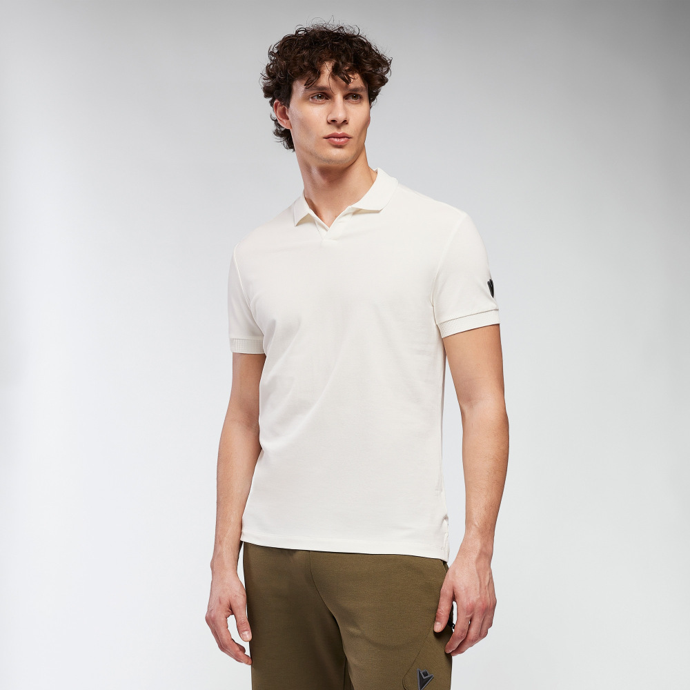 Radiant polo shirt with french collar
