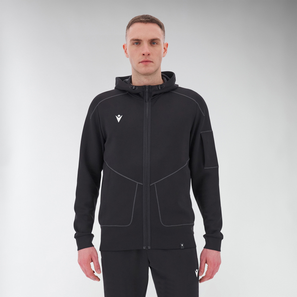 Kanak technical hoodie with full zip