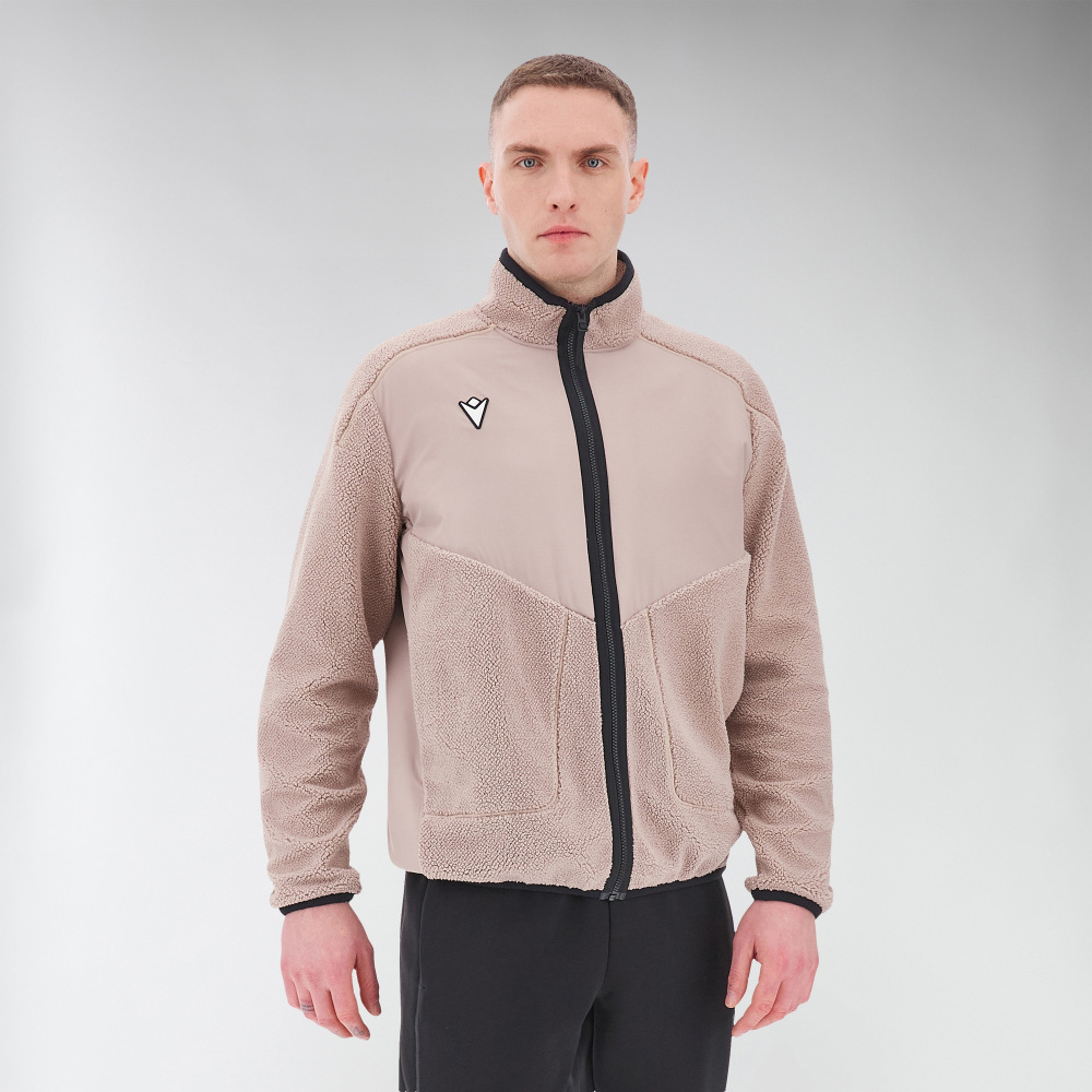 Hokkaido teddy jacket with full zip and pockets